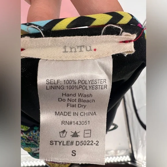 EUC InTu Multi Print Swing Dress - Picture 9 of 9